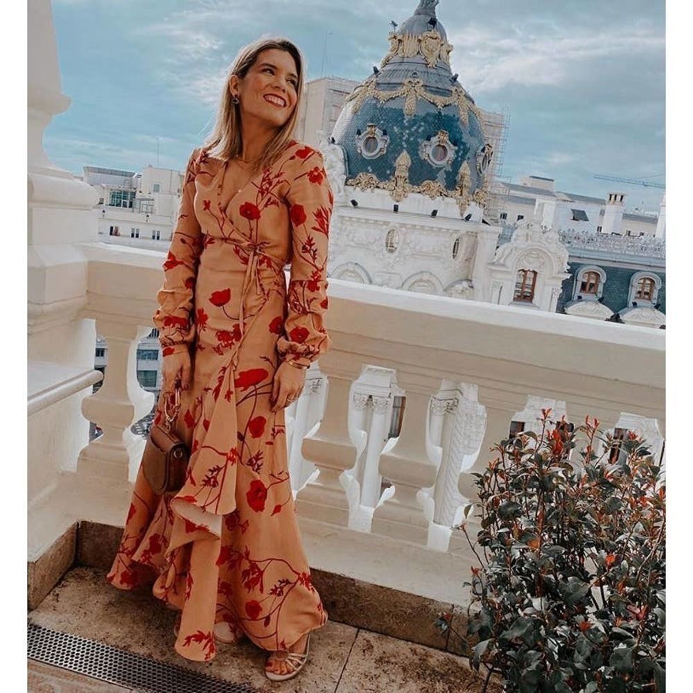 Johanna Ortiz X H&M Creped Dress Wrap Flor… - Picture 4 of 16